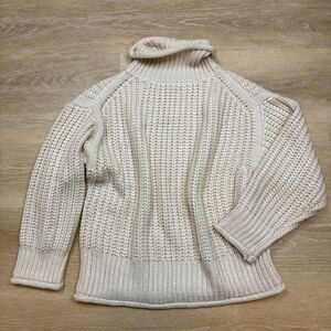 POL Chunky Knit‎ Turtleneck Sweater WM Color Cream
